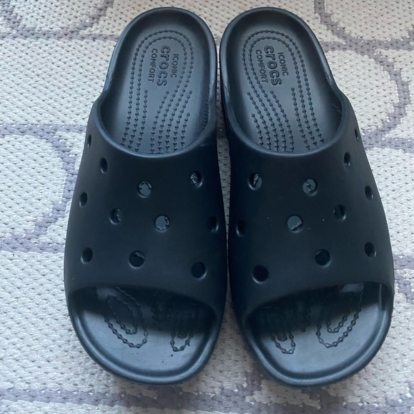 CROCS Shoes - Crocs slides platform size 7